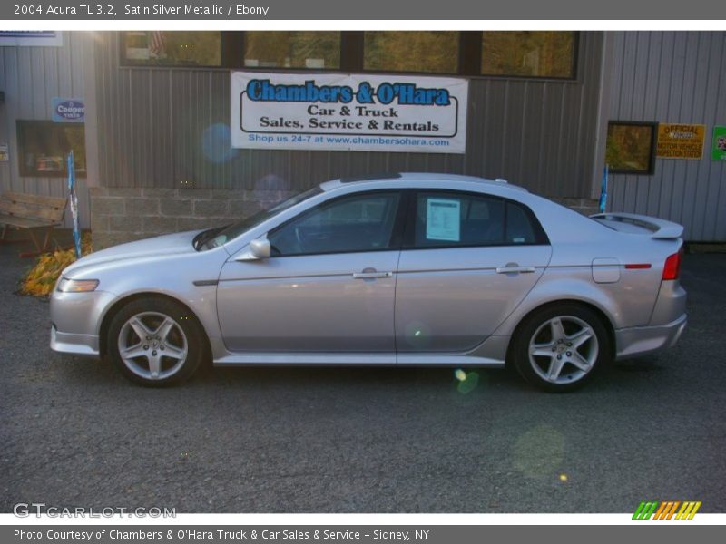 Satin Silver Metallic / Ebony 2004 Acura TL 3.2