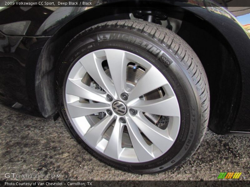 Deep Black / Black 2009 Volkswagen CC Sport
