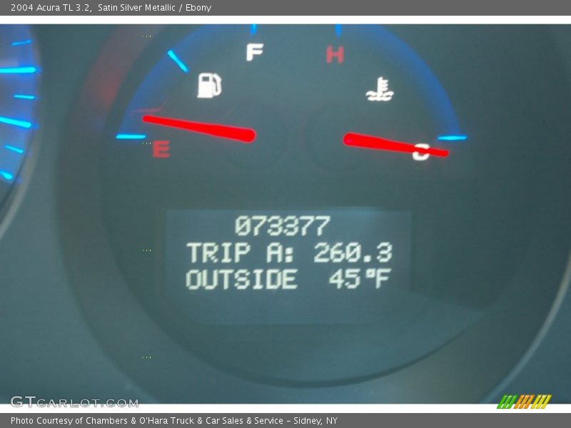 Satin Silver Metallic / Ebony 2004 Acura TL 3.2