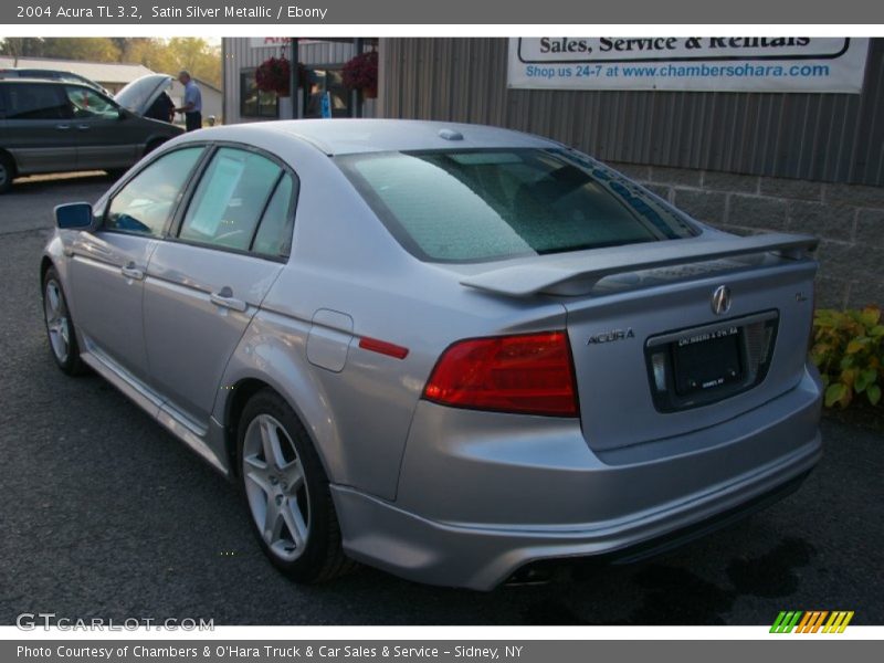 Satin Silver Metallic / Ebony 2004 Acura TL 3.2