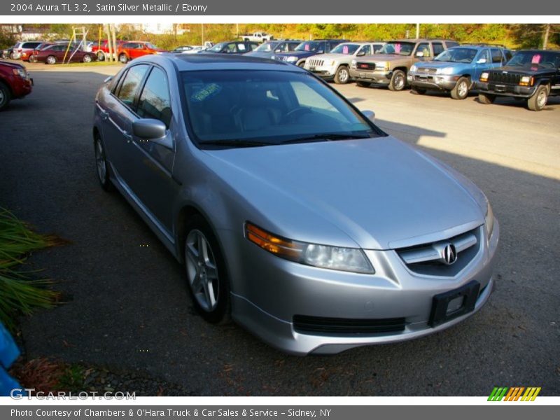 Satin Silver Metallic / Ebony 2004 Acura TL 3.2