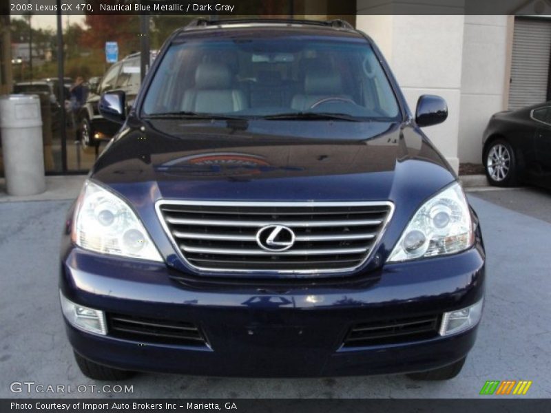 Nautical Blue Metallic / Dark Gray 2008 Lexus GX 470