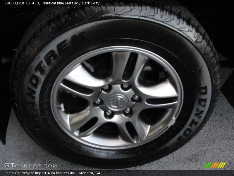 Nautical Blue Metallic / Dark Gray 2008 Lexus GX 470