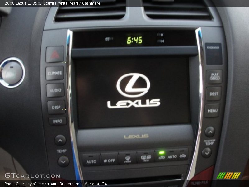 Starfire White Pearl / Cashmere 2008 Lexus ES 350