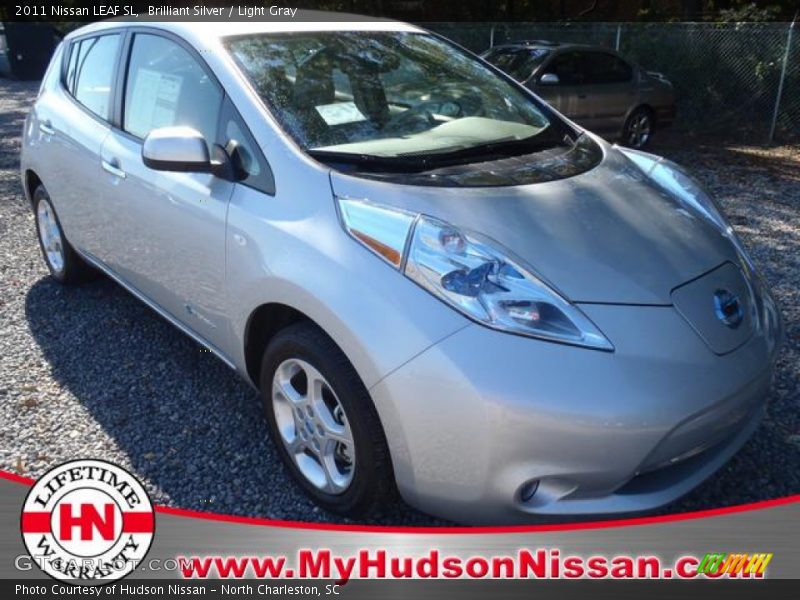 Brilliant Silver / Light Gray 2011 Nissan LEAF SL