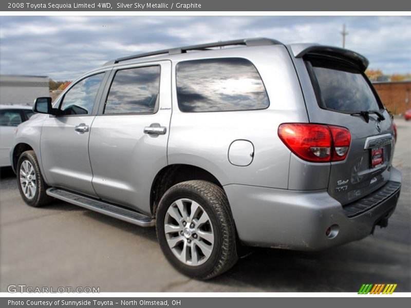 Silver Sky Metallic / Graphite 2008 Toyota Sequoia Limited 4WD