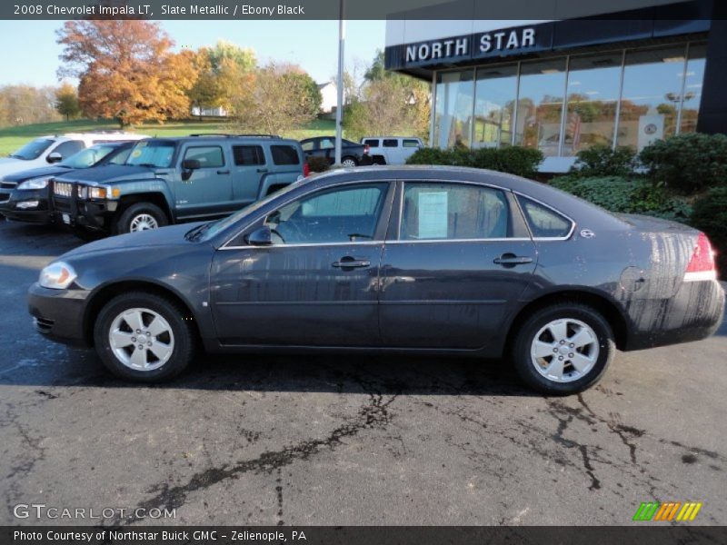 Slate Metallic / Ebony Black 2008 Chevrolet Impala LT