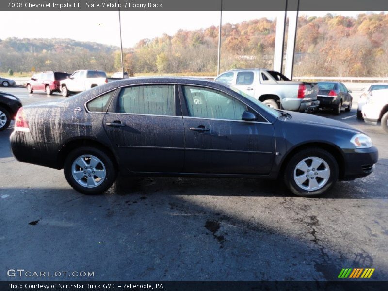 Slate Metallic / Ebony Black 2008 Chevrolet Impala LT