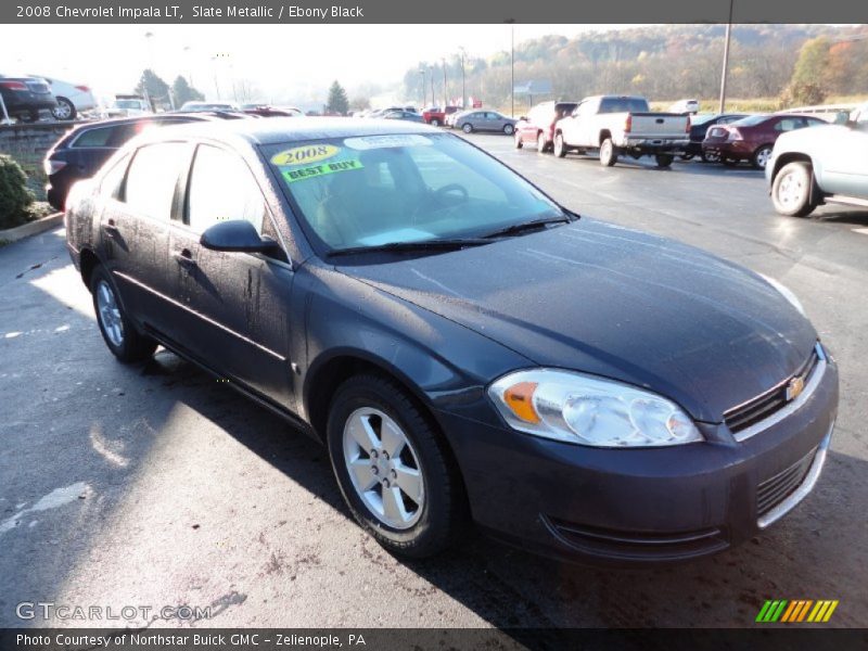 Slate Metallic / Ebony Black 2008 Chevrolet Impala LT