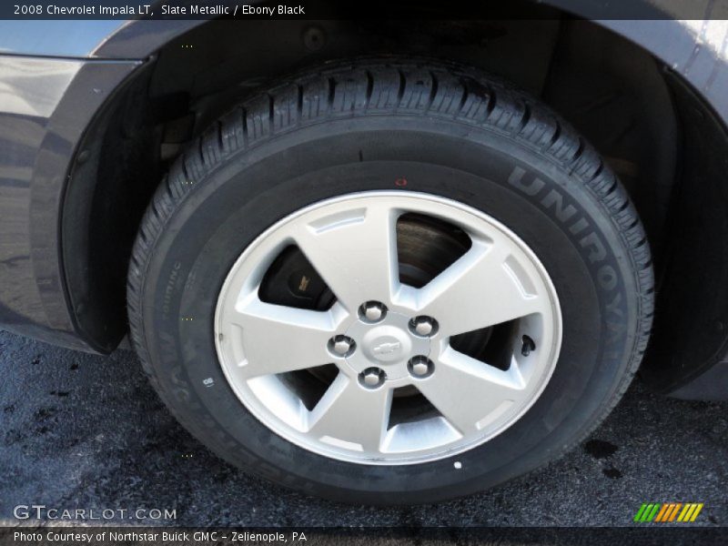 Slate Metallic / Ebony Black 2008 Chevrolet Impala LT