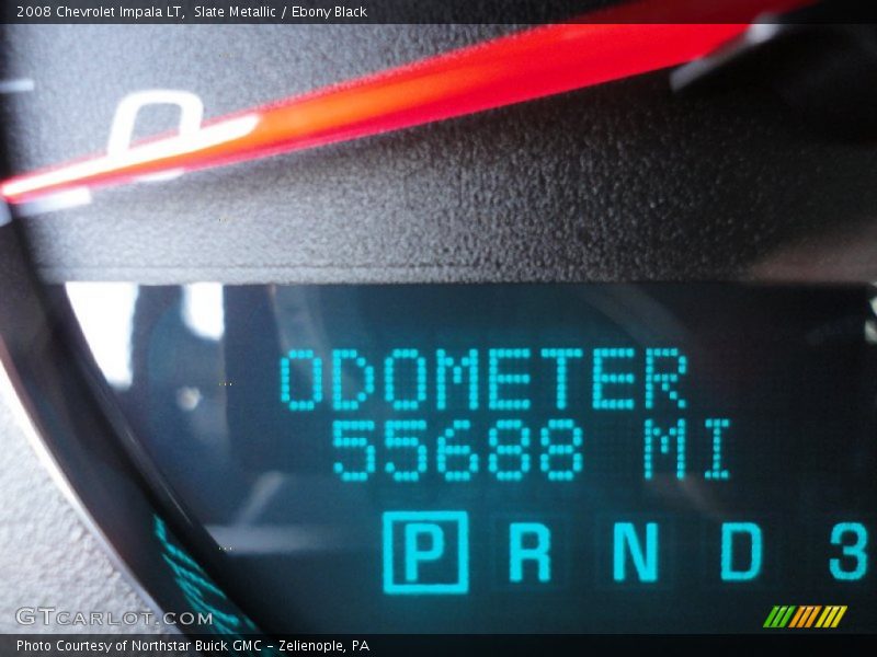 Slate Metallic / Ebony Black 2008 Chevrolet Impala LT