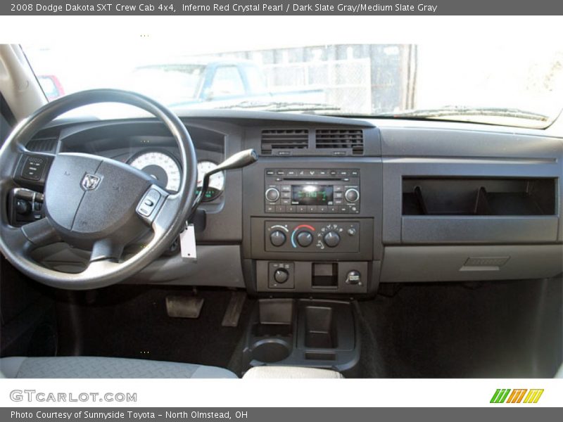 Dashboard of 2008 Dakota SXT Crew Cab 4x4