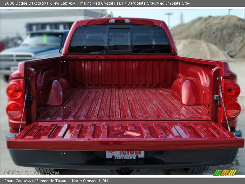 Inferno Red Crystal Pearl / Dark Slate Gray/Medium Slate Gray 2008 Dodge Dakota SXT Crew Cab 4x4