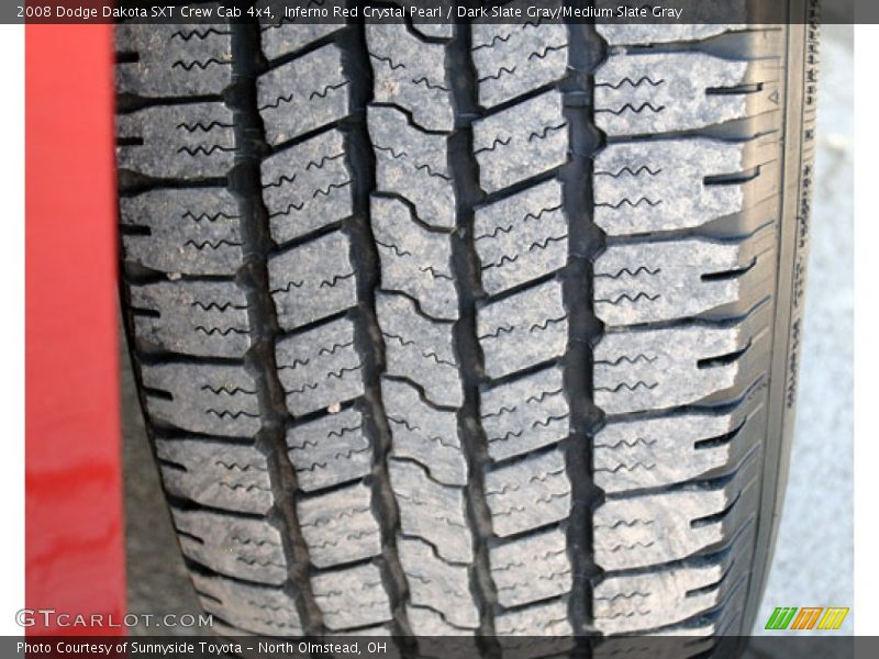 Inferno Red Crystal Pearl / Dark Slate Gray/Medium Slate Gray 2008 Dodge Dakota SXT Crew Cab 4x4