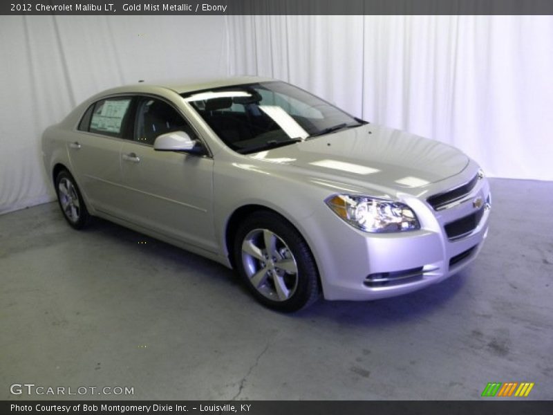 Gold Mist Metallic / Ebony 2012 Chevrolet Malibu LT