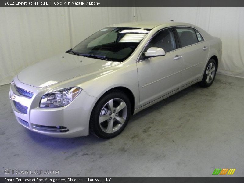 Gold Mist Metallic / Ebony 2012 Chevrolet Malibu LT