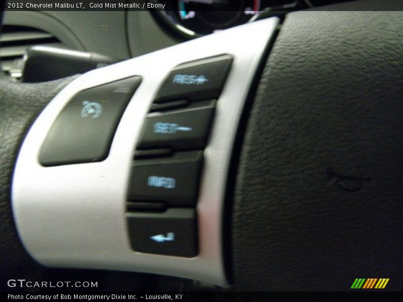 Gold Mist Metallic / Ebony 2012 Chevrolet Malibu LT