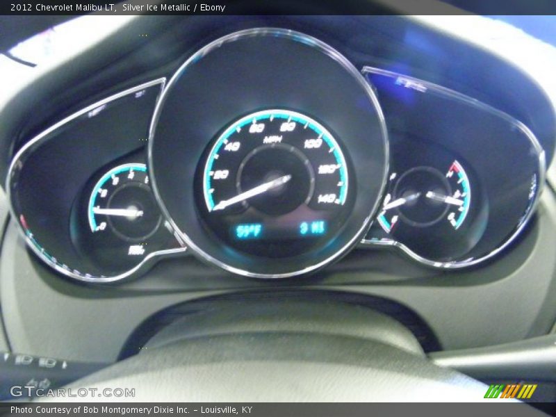 Silver Ice Metallic / Ebony 2012 Chevrolet Malibu LT