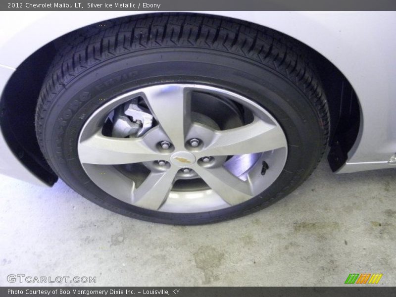 Silver Ice Metallic / Ebony 2012 Chevrolet Malibu LT