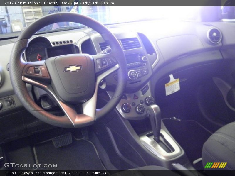 Black / Jet Black/Dark Titanium 2012 Chevrolet Sonic LT Sedan