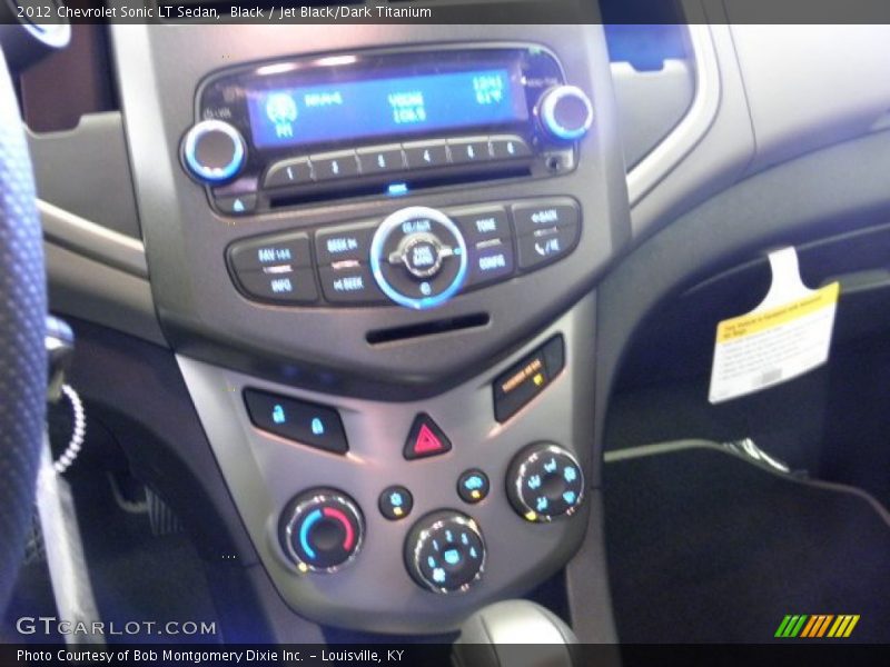 Black / Jet Black/Dark Titanium 2012 Chevrolet Sonic LT Sedan