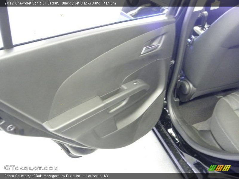 Black / Jet Black/Dark Titanium 2012 Chevrolet Sonic LT Sedan