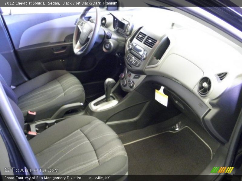 Black / Jet Black/Dark Titanium 2012 Chevrolet Sonic LT Sedan
