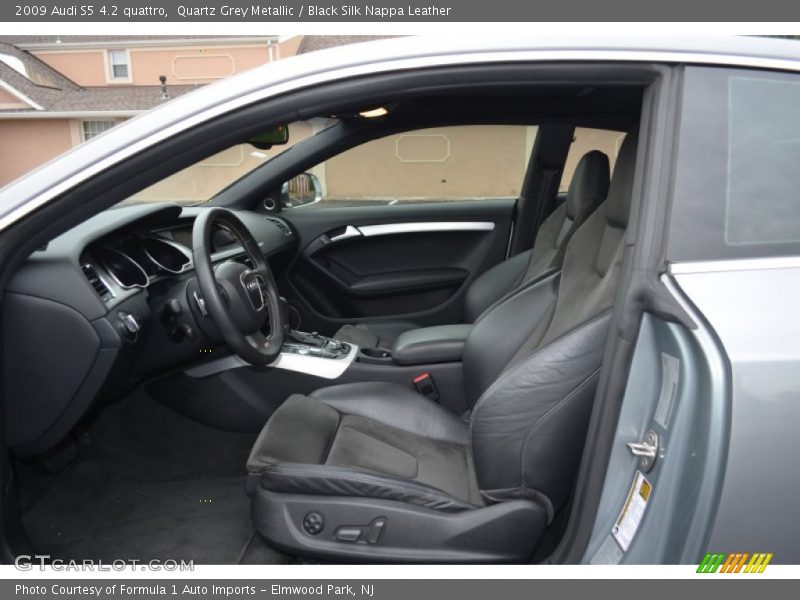  2009 S5 4.2 quattro Black Silk Nappa Leather Interior