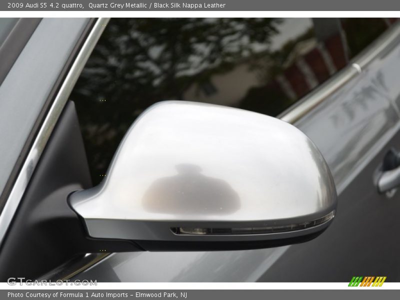 Quartz Grey Metallic / Black Silk Nappa Leather 2009 Audi S5 4.2 quattro