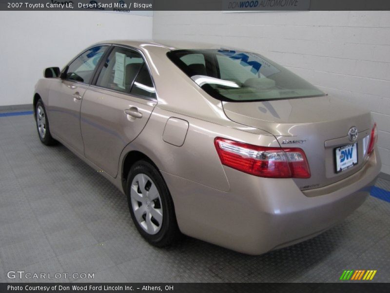 Desert Sand Mica / Bisque 2007 Toyota Camry LE