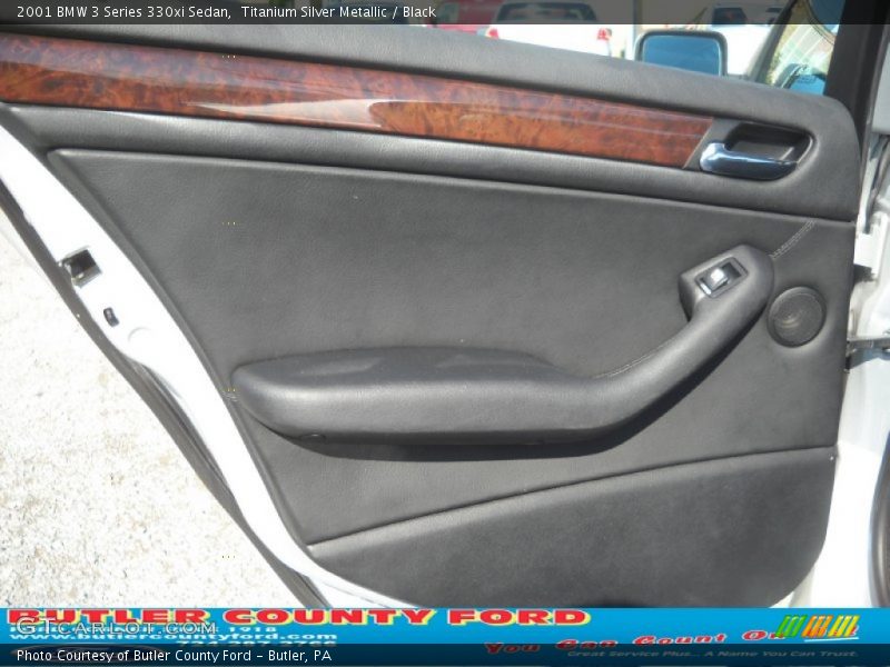 Titanium Silver Metallic / Black 2001 BMW 3 Series 330xi Sedan