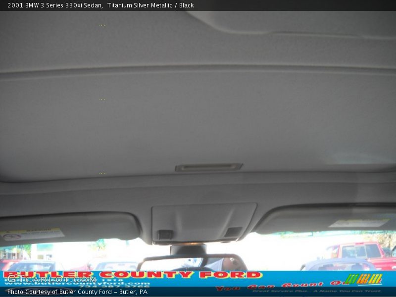 Titanium Silver Metallic / Black 2001 BMW 3 Series 330xi Sedan