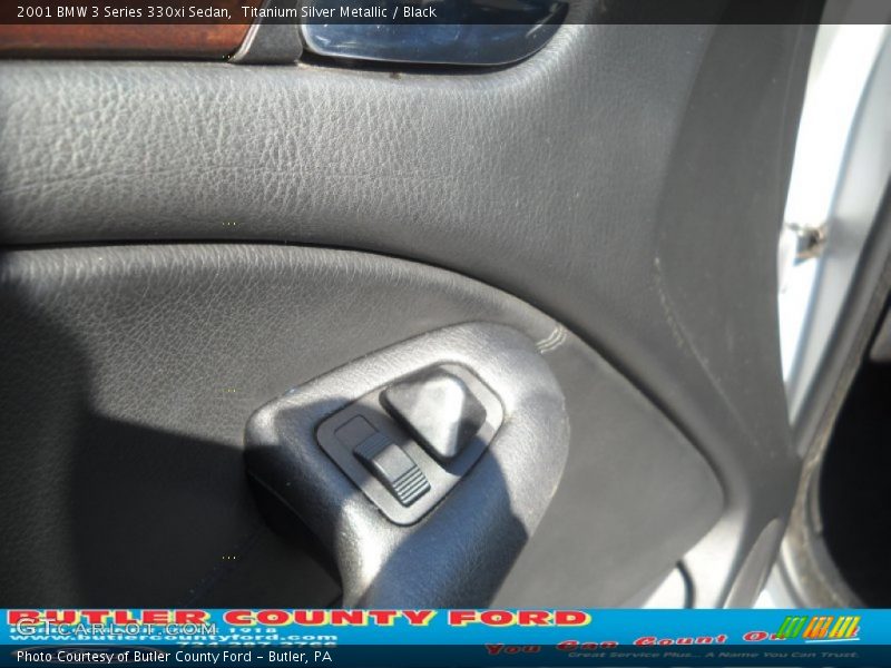Titanium Silver Metallic / Black 2001 BMW 3 Series 330xi Sedan