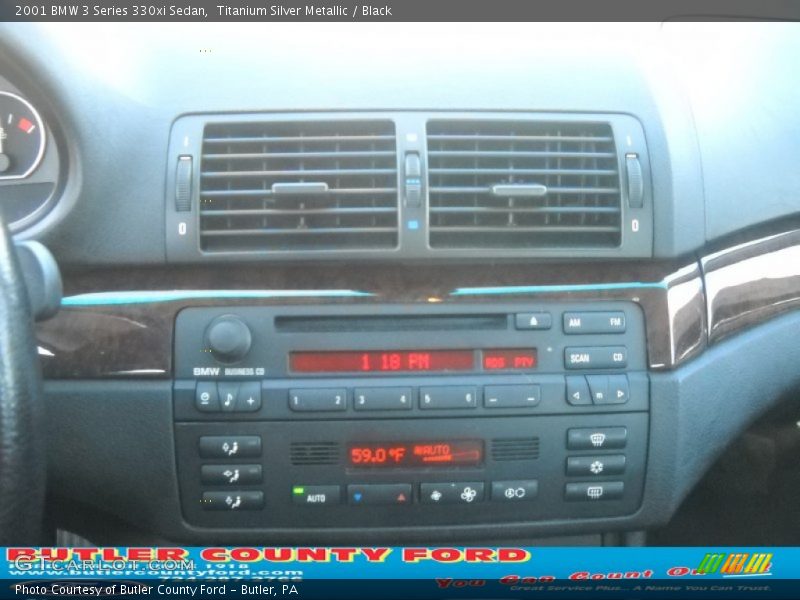 Titanium Silver Metallic / Black 2001 BMW 3 Series 330xi Sedan