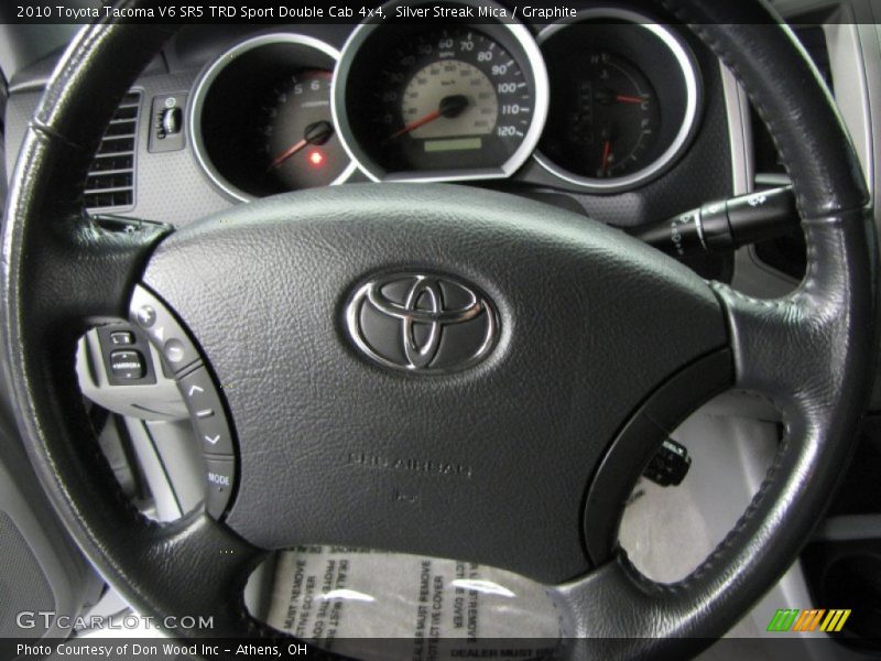 Silver Streak Mica / Graphite 2010 Toyota Tacoma V6 SR5 TRD Sport Double Cab 4x4