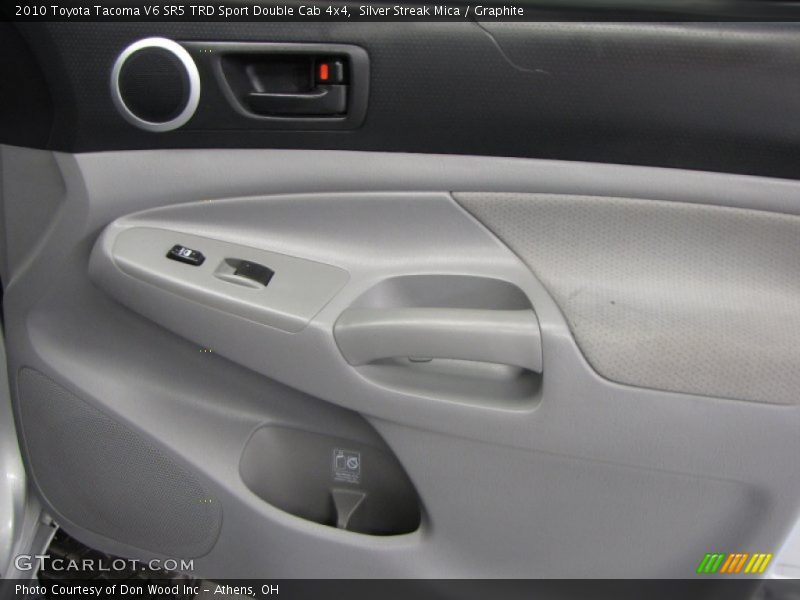 Silver Streak Mica / Graphite 2010 Toyota Tacoma V6 SR5 TRD Sport Double Cab 4x4