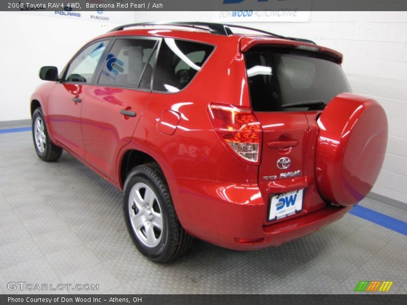 Barcelona Red Pearl / Ash 2008 Toyota RAV4 4WD