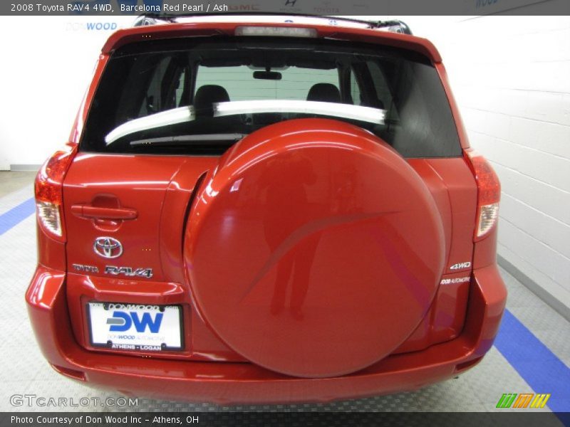 Barcelona Red Pearl / Ash 2008 Toyota RAV4 4WD