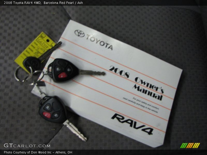 Barcelona Red Pearl / Ash 2008 Toyota RAV4 4WD