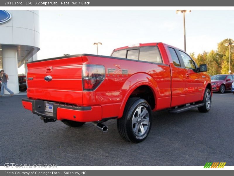 Race Red / Black 2011 Ford F150 FX2 SuperCab