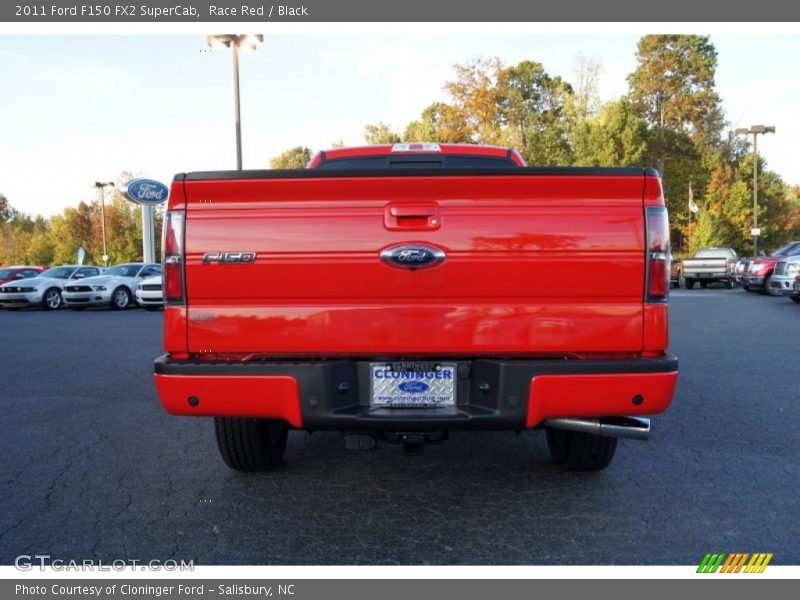 Race Red / Black 2011 Ford F150 FX2 SuperCab