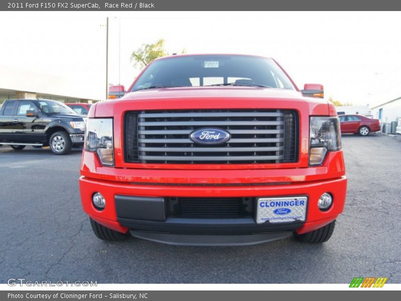 Race Red / Black 2011 Ford F150 FX2 SuperCab