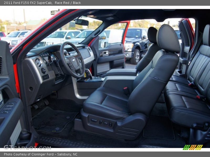 Race Red / Black 2011 Ford F150 FX2 SuperCab