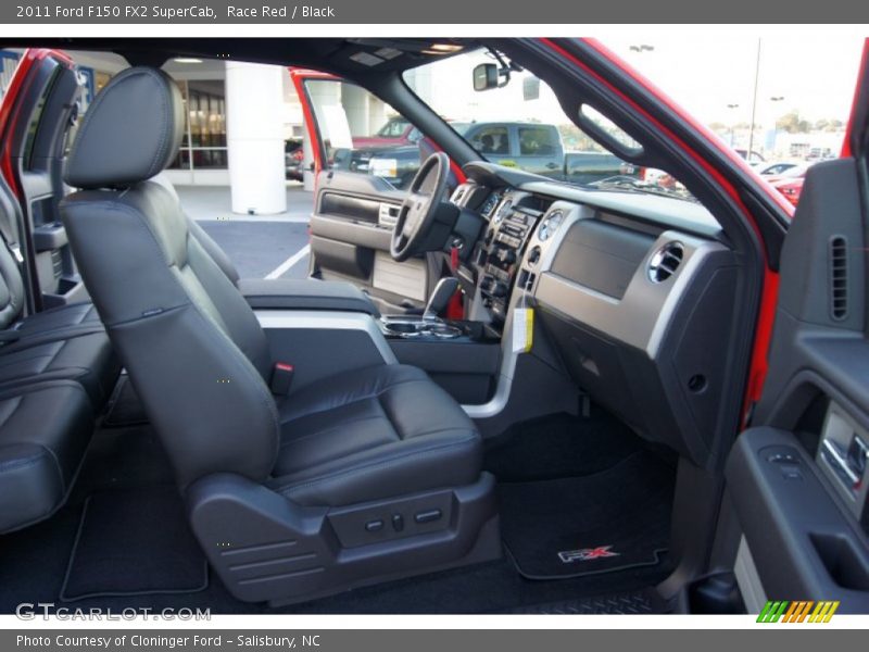 Race Red / Black 2011 Ford F150 FX2 SuperCab
