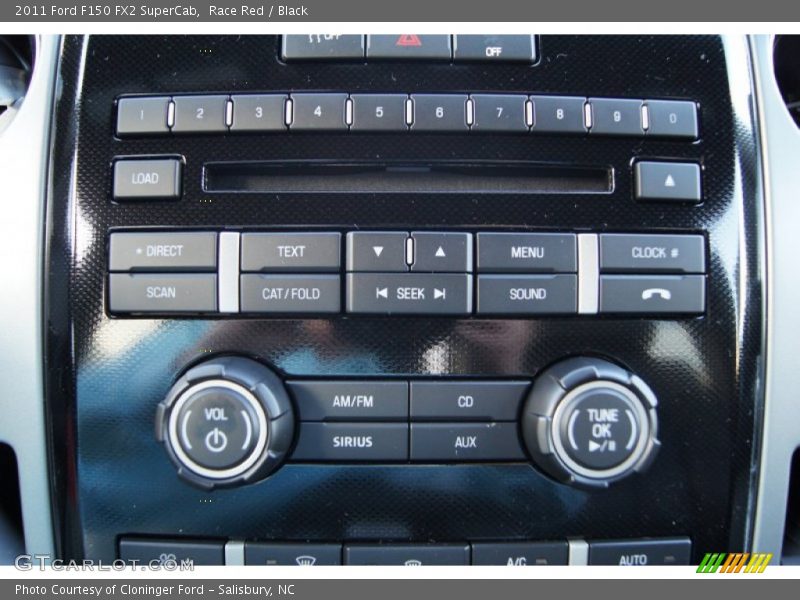 Controls of 2011 F150 FX2 SuperCab