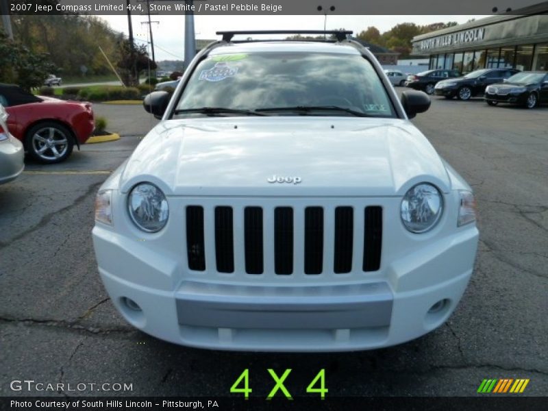 Stone White / Pastel Pebble Beige 2007 Jeep Compass Limited 4x4