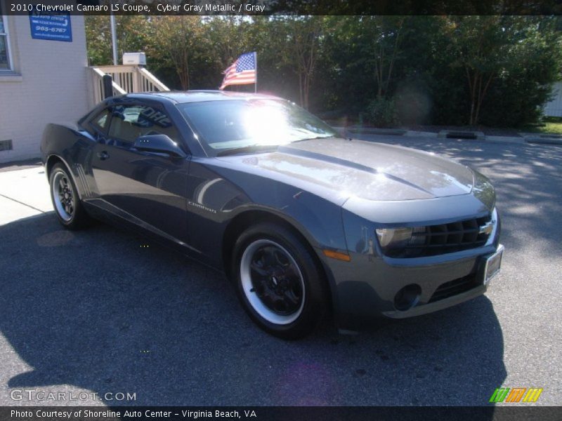 Cyber Gray Metallic / Gray 2010 Chevrolet Camaro LS Coupe