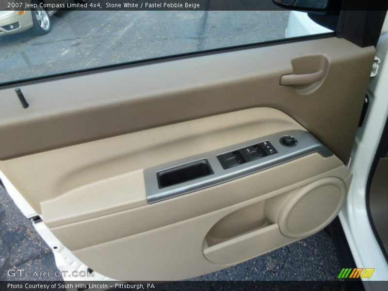 Stone White / Pastel Pebble Beige 2007 Jeep Compass Limited 4x4