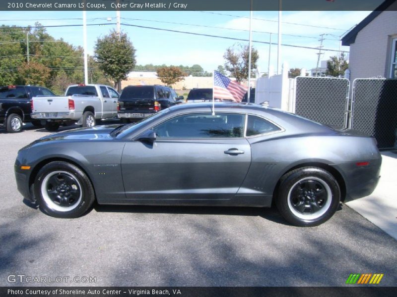 Cyber Gray Metallic / Gray 2010 Chevrolet Camaro LS Coupe