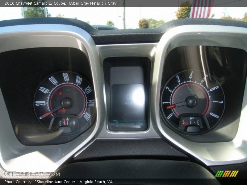 Cyber Gray Metallic / Gray 2010 Chevrolet Camaro LS Coupe